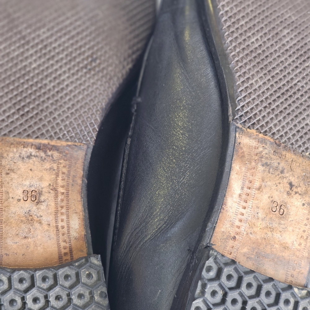 Gucci Jordaan Women's Loafers Black Leather Shoes Luxury Prep - Size 36 - Picture 14 of 14